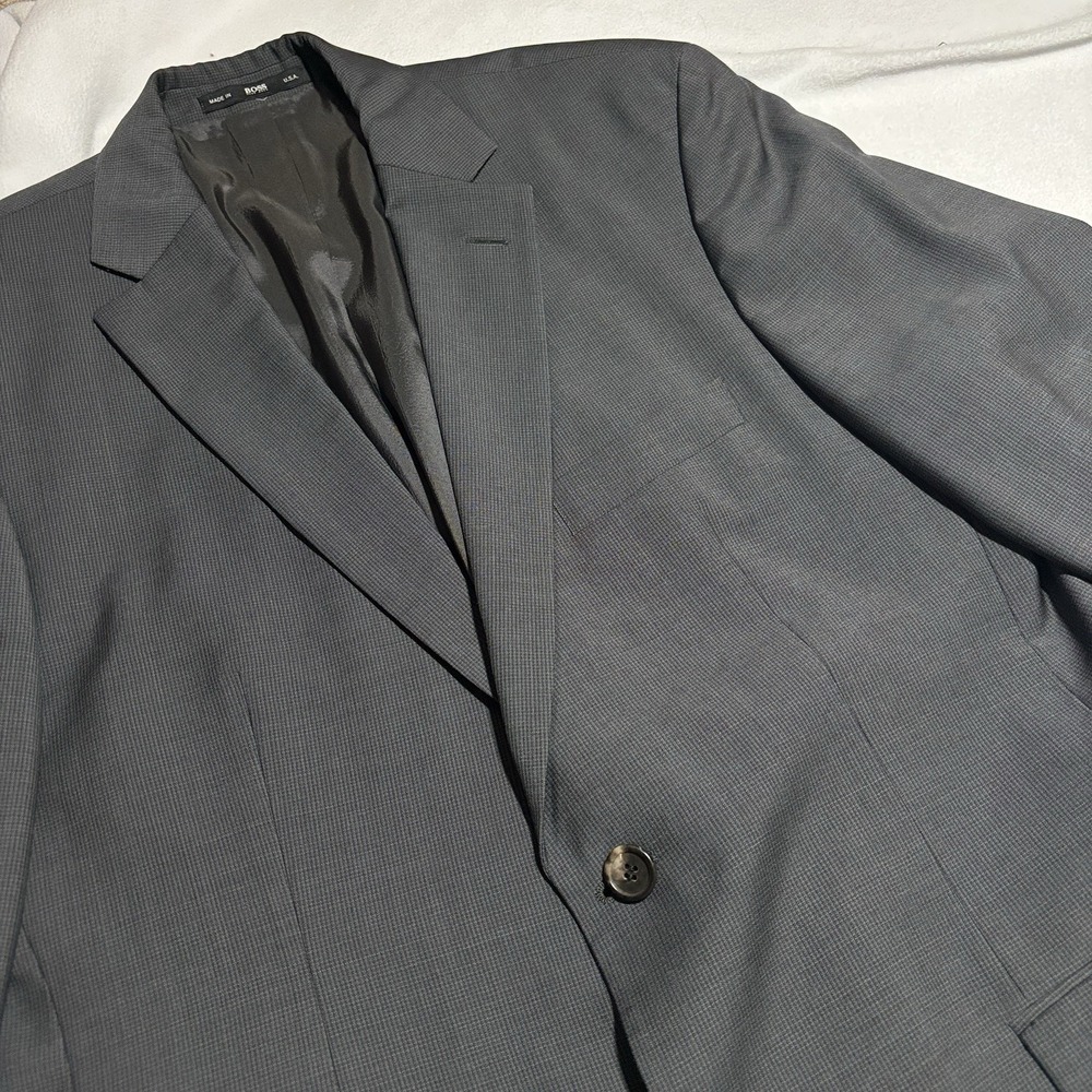 Hugo‎ Boss 2pc Suit 40R Paolini Movio Wool Blazer Dress Pants 34x30 USA MINT